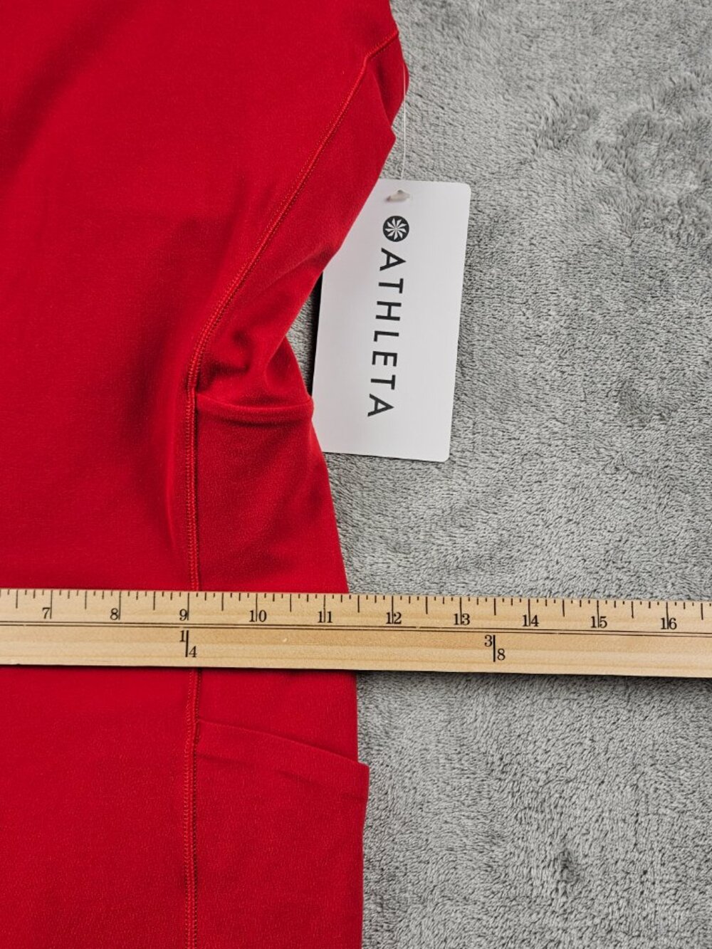 NWT Athleta Red Salutation Bodysuit Jumpsuit XS - Picture 11 of 12
